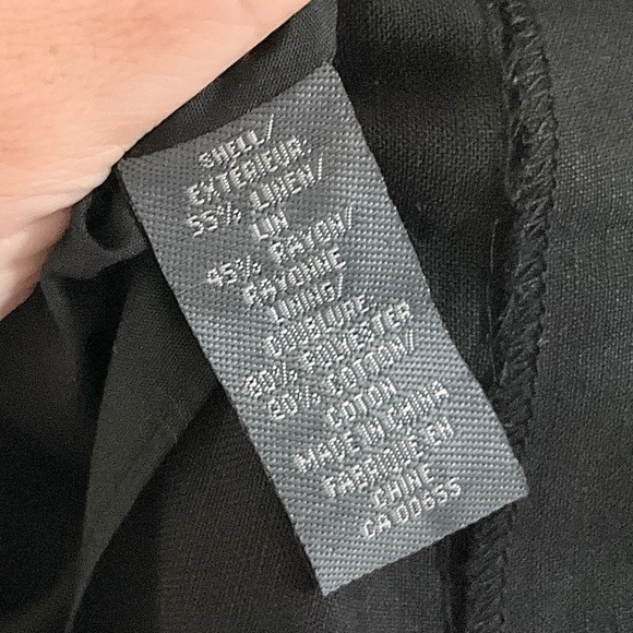 AdditionElle Midi Skirt Linen Black Floral Roses red Embrodered Dark romantic 16 - Picture 6 of 10